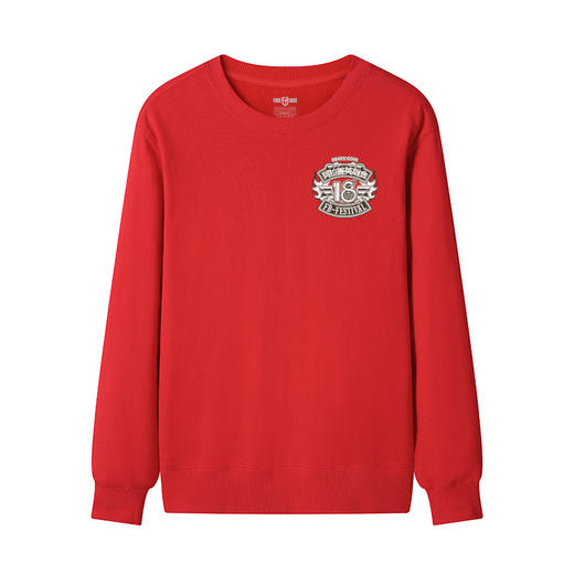 18周年英雄会A款毛圈款300g纪念圆领卫衣机车越野原创设计团队服 NMT-2027 商品图4