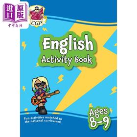 【中商原版】英国原版CGP教辅 New English Activity Book 8-9岁英语活动手册 适合家庭学习 英文原版 进口图书