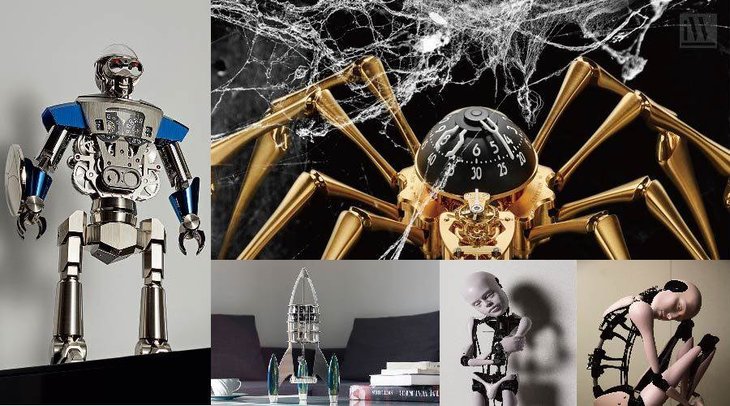 ZF厂小机器人时钟复刻版「Sherman」机械时钟MB&F与L’Epée 1839