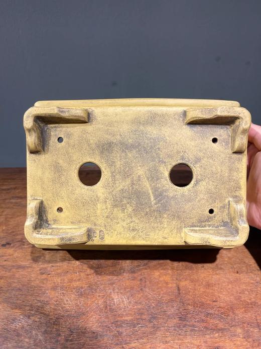 紫砂刻山水纹长方型花盆，顺丰包邮 商品图2