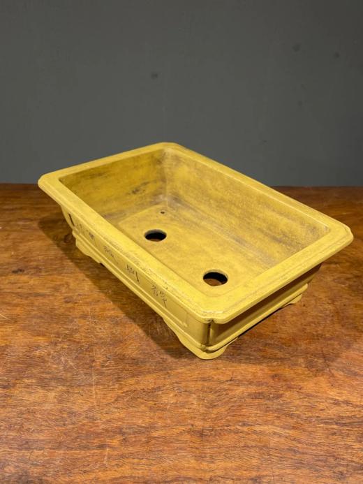 紫砂刻山水纹长方型花盆，顺丰包邮 商品图5