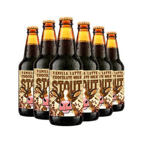 【六瓶】迷失海岸香草拿铁牛奶世涛啤酒 美国原瓶进口 355ml*6瓶 酒精度5.6度 麦芽汁浓度13.8度