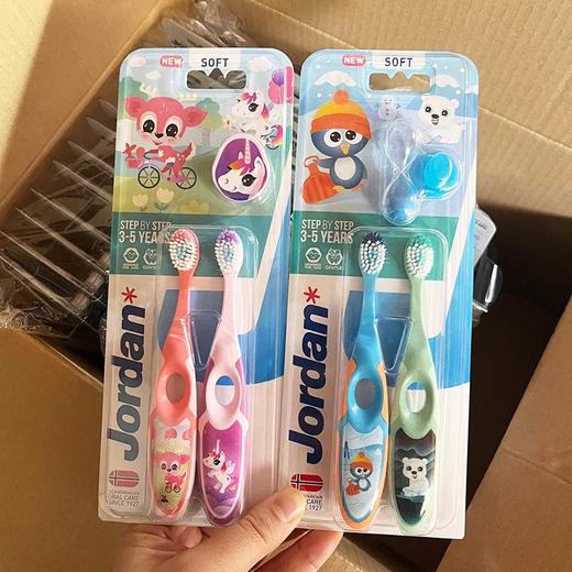 挪威婴童牙刷3到5岁  双支装(颜色随机或备注) 商品图3