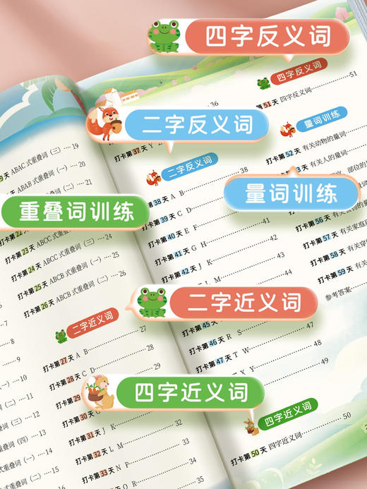 【老会员】小学生专用练字帖每日一练古诗词成语词语积累练字本人教版课本同步生字组词一二三四五六年级每日打卡硬笔书法临摹描红本 商品图1