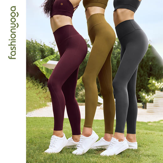 FC13955金标裸感系列极简运动健身长裤 商品图14