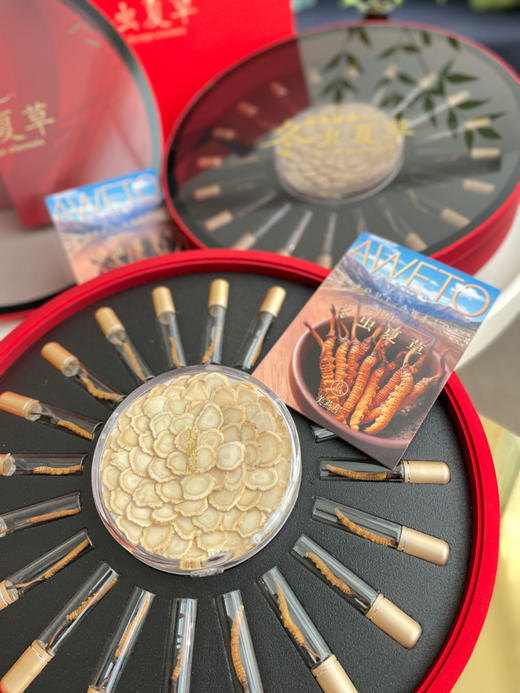 时来运转圆盘礼盒-冬虫夏草西洋参双拼 商品图6
