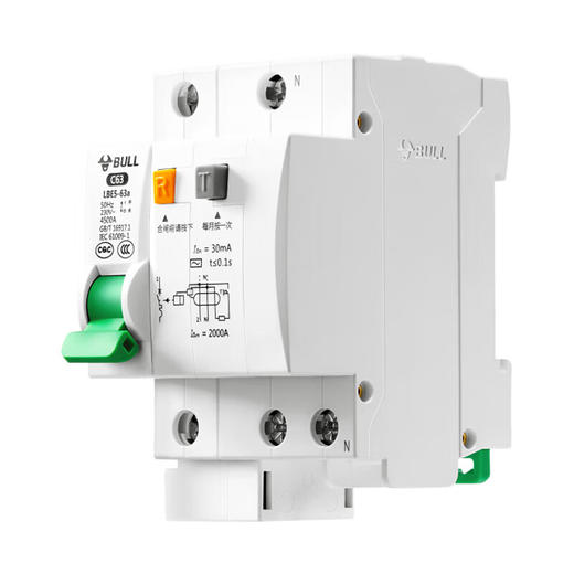 【DZ】公牛BULL断路器LBE5-63a/10A-1PN/C型电子式AC 230V 商品图0