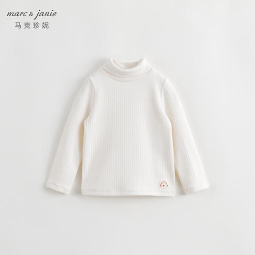 【德绒发热】马克珍妮女童半高领打底衫冬装 儿童长袖T恤231276 商品图1