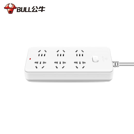 【DZ】公牛BULL新国标插座/插线板/插排6 位总控5米GN-216 商品图1