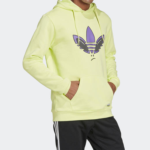 Adidas/阿迪达斯三叶草男子连帽宽松运动卫衣HC9451 商品图2