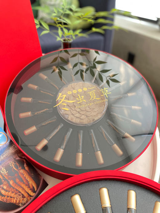 时来运转圆盘礼盒-冬虫夏草西洋参双拼 商品图5