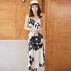 娜璐多 法式茶歇连衣裙高级感国风印花水墨画吊带长裙新中式女装夏款百搭 商品缩略图0