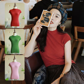 【预售5天】文艺菱格羊毛针织衫，超百搭，早秋必备