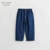 【加绒】马克珍妮冬装新款 男童宽松直筒牛仔裤 儿童裤子232098 商品缩略图0