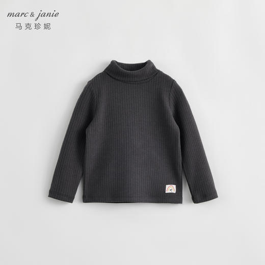 【德绒发热】马克珍妮女童半高领打底衫冬装 儿童长袖T恤231276 商品图3