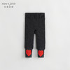 【加绒】马克珍妮冬装新款 女童爱心脚口弹力打底裤 232032 商品缩略图2