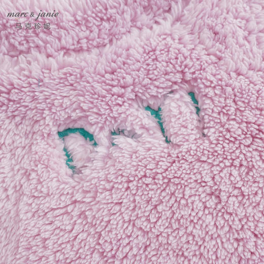 马克珍妮秋冬新款 男童女童双面舒棉绒刺绣字母卫衣222003 商品图4