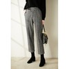 【现货7天】羊毛休闲裤哈伦裤女2023秋季新款韩版宽松显瘦九分裤直筒裤子 商品缩略图3