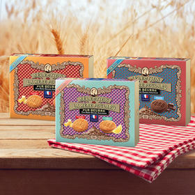 法国普拉妈妈传统什锦法式黃油饼干礼盒312.5g 经典口味醇厚味道 152453/152454/152455