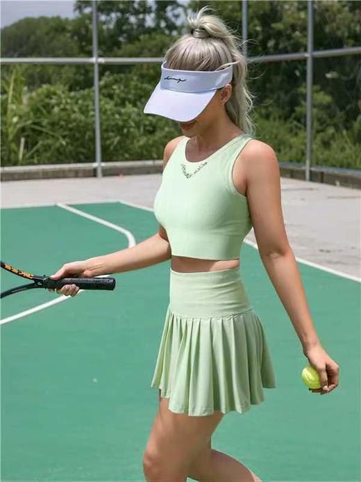 Rexing 一体织无缝打底高腰百褶裙 商品图1