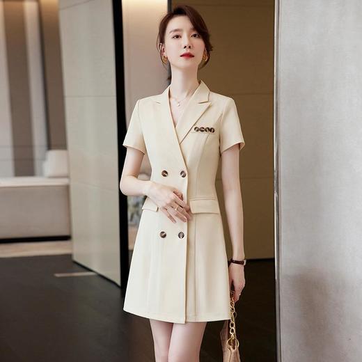 娜璐多 职业西装连衣裙女夏季气质高端女神范日常通勤OL2023新款薄款收腰 商品图1