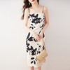 娜璐多 法式茶歇吊带连衣裙子2023新款夏收腰高级感裙国风印花水墨画温柔 商品缩略图1