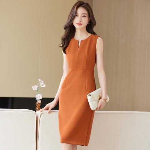 娜璐多 蓝色垂感连衣裙女秋季2023新款气质名媛高端裙子内搭单穿无袖上衣 商品图1