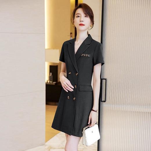 娜璐多 职业西装连衣裙女夏季气质高端女神范日常通勤OL2023新款薄款收腰 商品图3