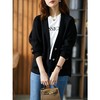 【现货7天】设计感短外套女2023秋季新款韩版宽松显瘦时尚减龄夹克上衣 商品缩略图2