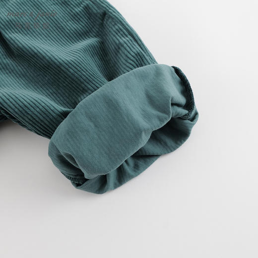 马克珍妮秋冬新款 女童灯芯绒花边腰休闲灯笼裤 儿童裤子232015 商品图4