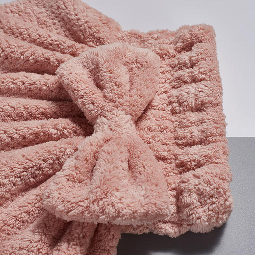 昊达蝴蝶结扣子干发帽HD-5733 商品图1