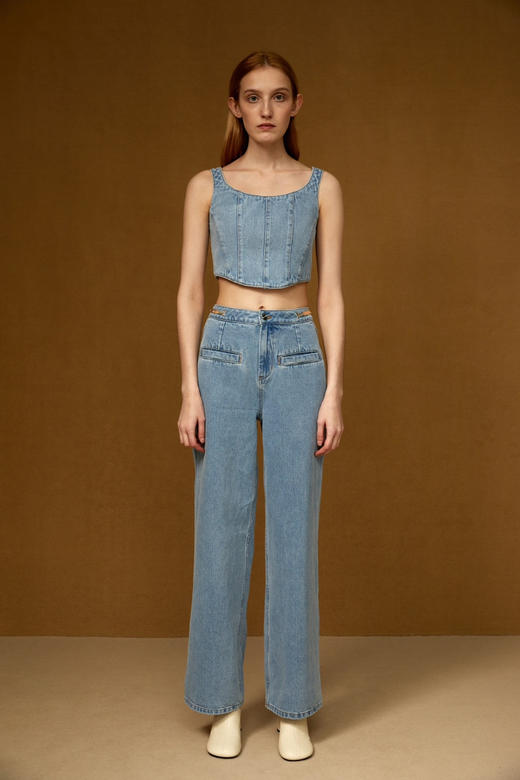 牛仔直筒裤 商品图5