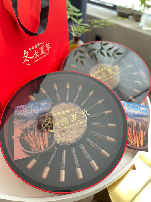 时来运转圆盘礼盒-冬虫夏草西洋参双拼 商品图9