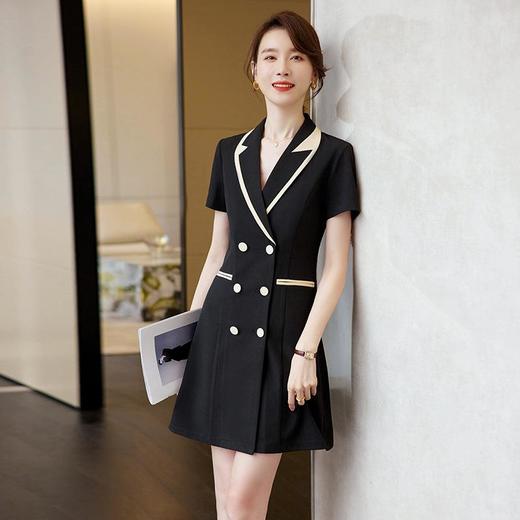 娜璐多 高级感西装连衣裙女夏季气质职业2023年夏季新款OL通勤裙子女薄款 商品图3