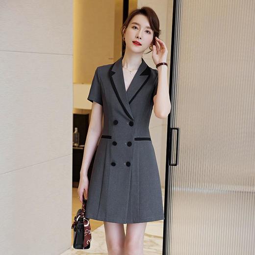 娜璐多 高级感西装连衣裙女夏季气质职业2023年夏季新款OL通勤裙子女薄款 商品图1