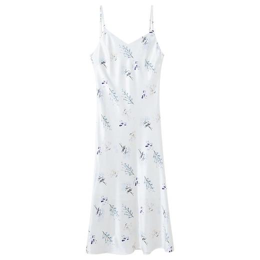 娜璐多 茶歇法式高级感印花吊带连衣裙2023新款收腰显瘦气质碎花裙小清新 商品图4