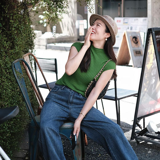 【预售5天】文艺菱格羊毛针织衫，超百搭，早秋必备 商品图4