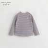 【吸湿发热】马克珍妮女童花边领条纹T恤 儿童秋冬打底衫231380 商品缩略图3