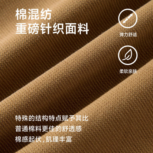 【装饰假门襟】【新款DDP】大依优型大码卫衣POLO长袖弹力加肥加大胖子上衣男士T恤肥佬打底男装 商品图1