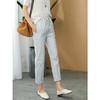 【现货7天】洋气抽绳休闲裤女2023秋季新款韩版ins潮百搭显瘦开叉裤子 商品缩略图4