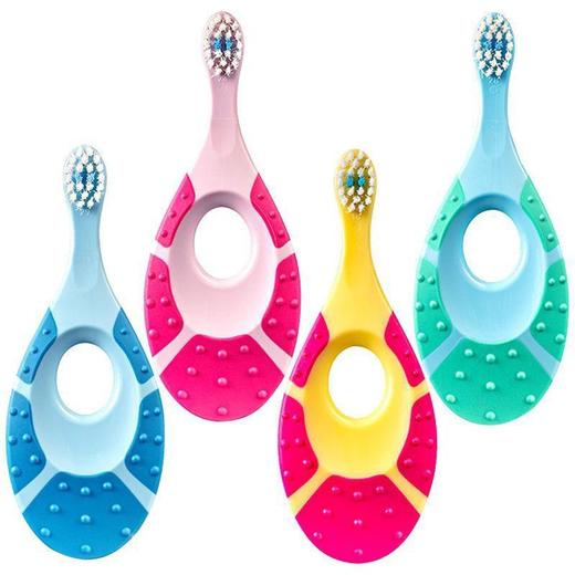 挪威婴童牙刷0到 2岁 双支装(颜色随机或备注) 商品图1