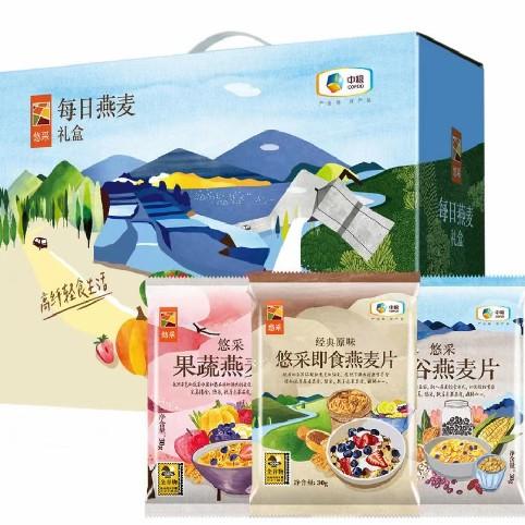 中粮悠采 每日燕麦片礼盒900g 商品图0