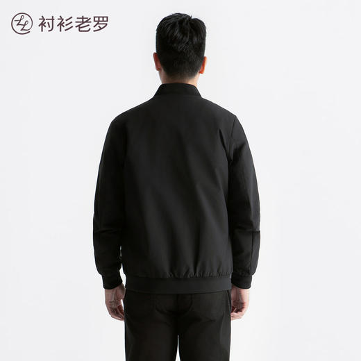 【风尚系列】休闲棒球领夹克防风保暖修身男士237X0J503N 商品图3