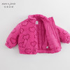 马克珍妮秋冬新款 女童爱心仿羊羔毛立领夹棉外套231351 商品缩略图2