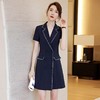 娜璐多 高级感通勤西装连衣裙女拼接收腰显瘦裙子2023夏季新款轻熟气质女 商品缩略图1