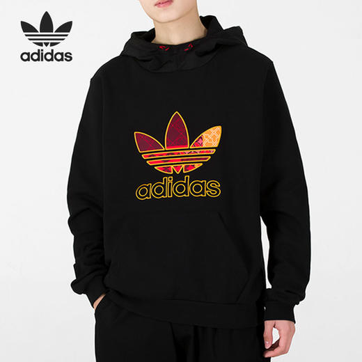 【库存有限，无货将作退款，介意勿拍】Adidas/阿迪达斯三叶草CNY Logo Hoodie 男子卫衣 HD0319 商品图0