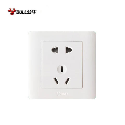 【DZ】公牛BULL G32系列86型暗装墙壁开关五孔10A插座(白色) 商品图0