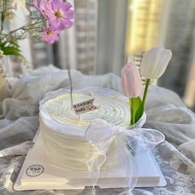 无蛋无奶无麸质 女士郁金香生日蛋糕