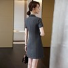 娜璐多 高级感西装连衣裙女夏季气质职业2023年夏季新款OL通勤裙子女薄款 商品缩略图2