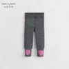 【加绒】马克珍妮冬装新款 女童爱心脚口弹力打底裤 232032 商品缩略图1